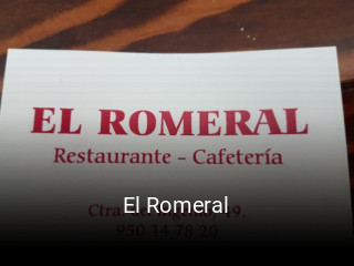 El Romeral abrir