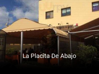 La Placita De Abajo plan de apertura