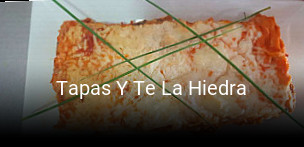 Tapas Y Te La Hiedra plan de apertura