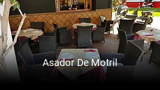 Asador De Motril horario de apertura