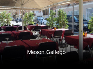 Meson Gallego horario comercial