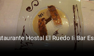 Restaurante Hostal El Ruedo Ii Bar Espana abrir