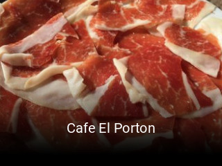 Cafe El Porton plan de apertura