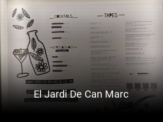 El Jardi De Can Marc horario comercial