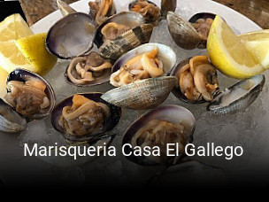 Marisqueria Casa El Gallego plan de apertura