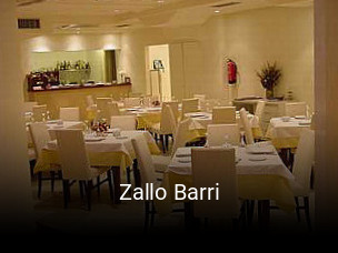 Zallo Barri horario comercial