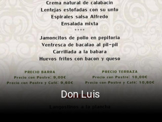 Don Luis abrir