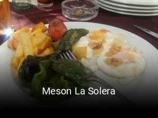 Meson La Solera plan de apertura