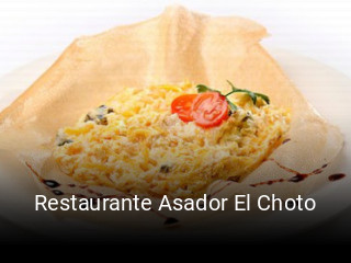 Restaurante Asador El Choto plan de apertura