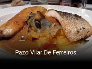 Pazo Vilar De Ferreiros plan de apertura