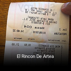 El Rincon De Artea horario de apertura