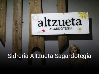 Sidreria Altzueta Sagardotegia horario de apertura