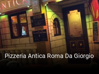 Pizzeria Antica Roma Da Giorgio plan de apertura