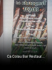 Ca Colau Bar Restaurante horario comercial