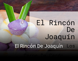 El Rincón De Joaquín plan de apertura