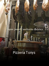 Pizzeria Tonys horario comercial