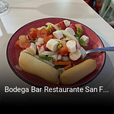 Bodega Bar Restaurante San Francisco plan de apertura