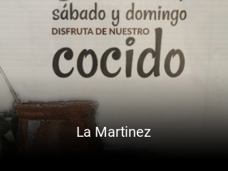 La Martinez abrir