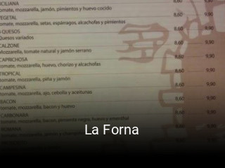 La Forna horario de apertura