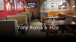 Tony Roma´s- H2o plan de apertura