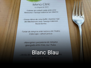 Blanc Blau horario de apertura