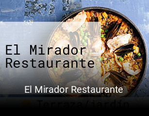 El Mirador Restaurante plan de apertura