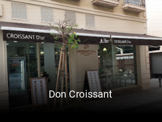 Don Croissant plan de apertura