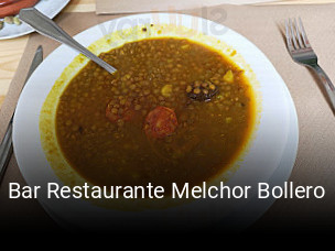 Bar Restaurante Melchor Bollero horario de apertura