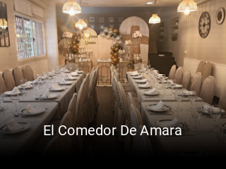 El Comedor De Amara plan de apertura