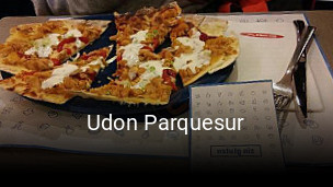 Udon Parquesur horario comercial