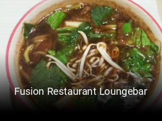 Fusion Restaurant Loungebar horario comercial