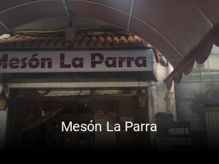 Mesón La Parra abrir