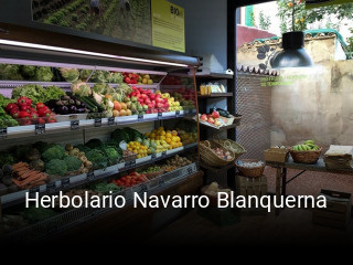 Herbolario Navarro Blanquerna horario de apertura