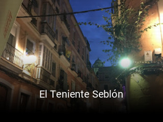 El Teniente Seblón abrir