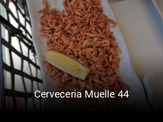 Cerveceria Muelle 44 horario comercial