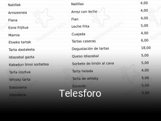 Telesforo plan de apertura