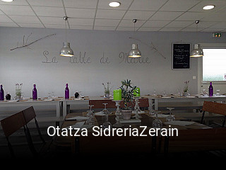 Otatza SidreriaZerain horario comercial