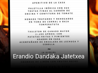 Erandio Dandaka Jatetxea horario comercial