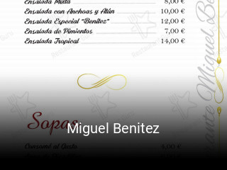 Miguel Benitez horario de apertura