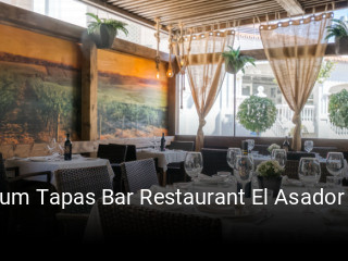 Verum Tapas Bar Restaurant El Asador De Malaga plan de apertura