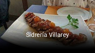 Sidrería Villarey plan de apertura