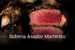 Sidreria Asador Martintxo plan de apertura