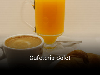 Cafeteria Solet abrir