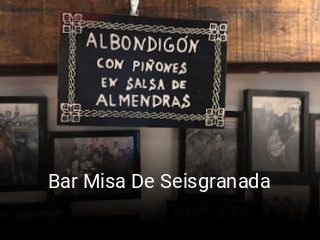 Bar Misa De Seisgranada abrir