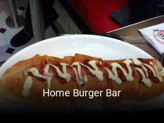 Home Burger Bar plan de apertura