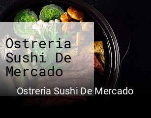 Ostreria Sushi De Mercado plan de apertura