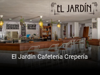 El Jardín Cafetería Crepería plan de apertura