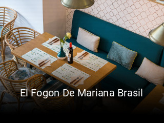 El Fogon De Mariana Brasil horario de apertura