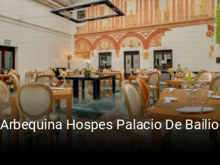 Arbequina Hospes Palacio De Bailio abrir