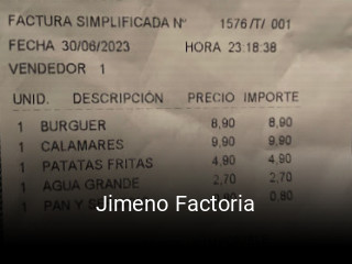 Jimeno Factoria abrir